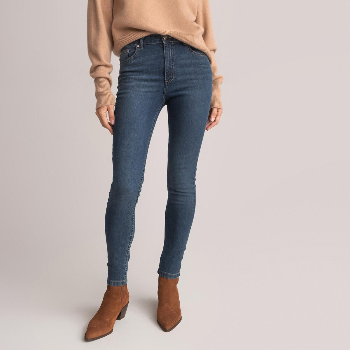 Skinny-jeans Damen Blau 38 von La Redoute Collections