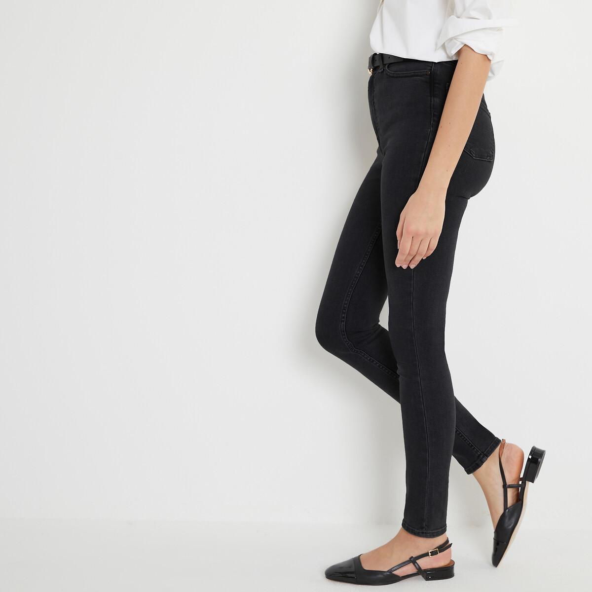 Skinny-jeans Damen Schwarz 40 von La Redoute Collections