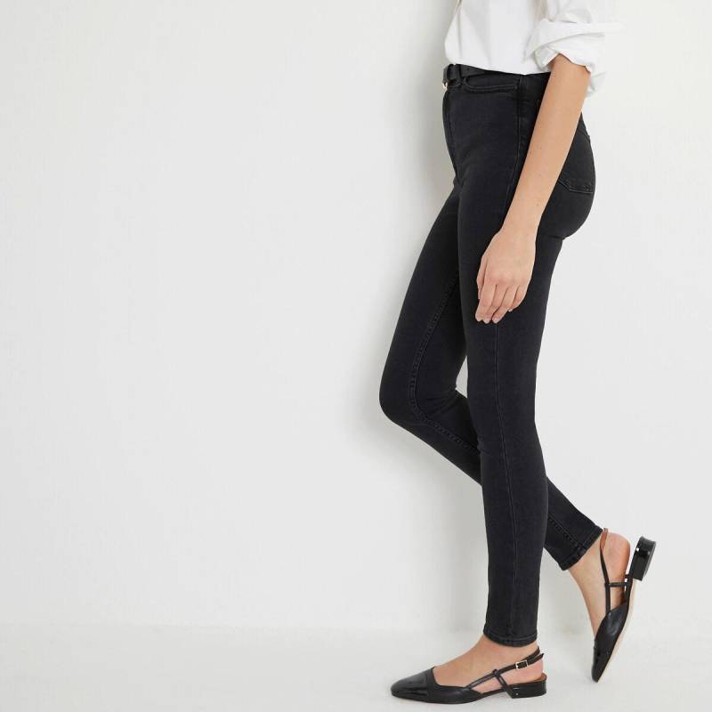 Skinny-jeans Damen Schwarz 40 von La Redoute Collections