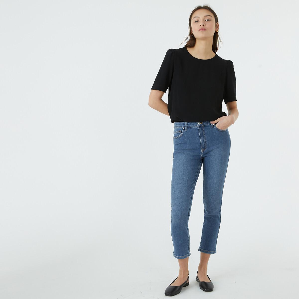 Slim-fit-jeans Damen Blau 34 von La Redoute Collections