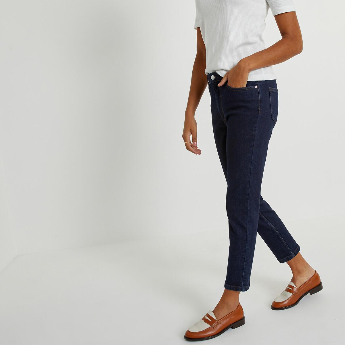 Slim-fit-jeans Damen Blau 38 von La Redoute Collections