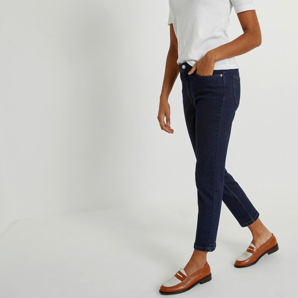 Slim-fit-jeans Damen Blau 50 von La Redoute Collections