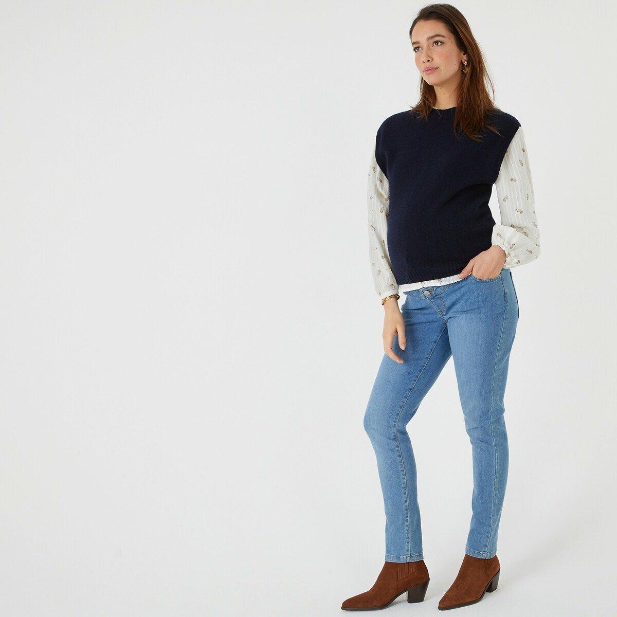 Slim-fit-jeans Für Die Schwangerschaft Damen Blau 34 von La Redoute Collections