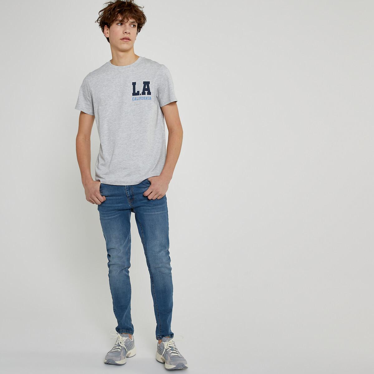 Slim-fit-jeans Jungen Blau 176 von La Redoute Collections