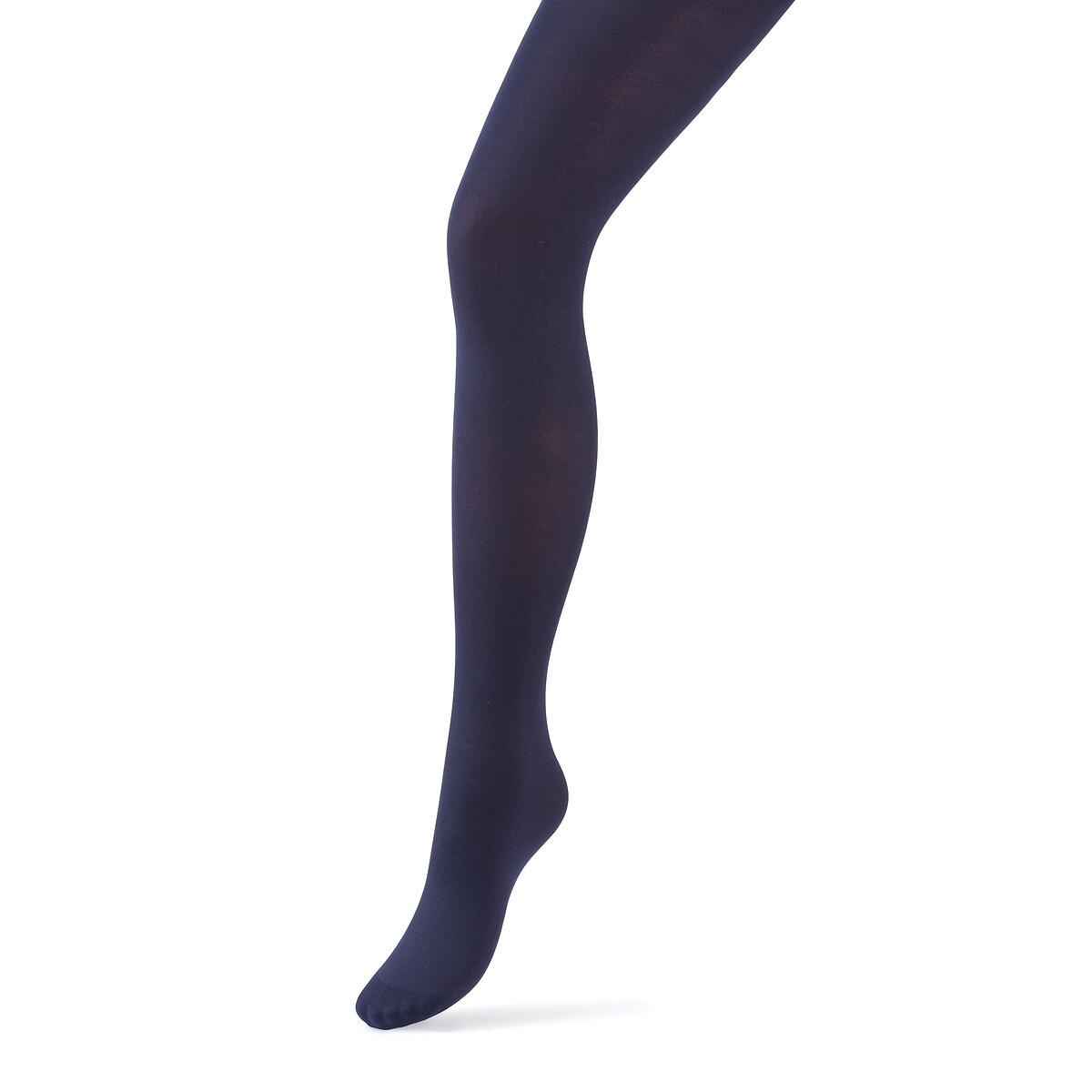 Strumpfhose Aus Mikrofaser Damen Blau 33/34 von La Redoute Collections