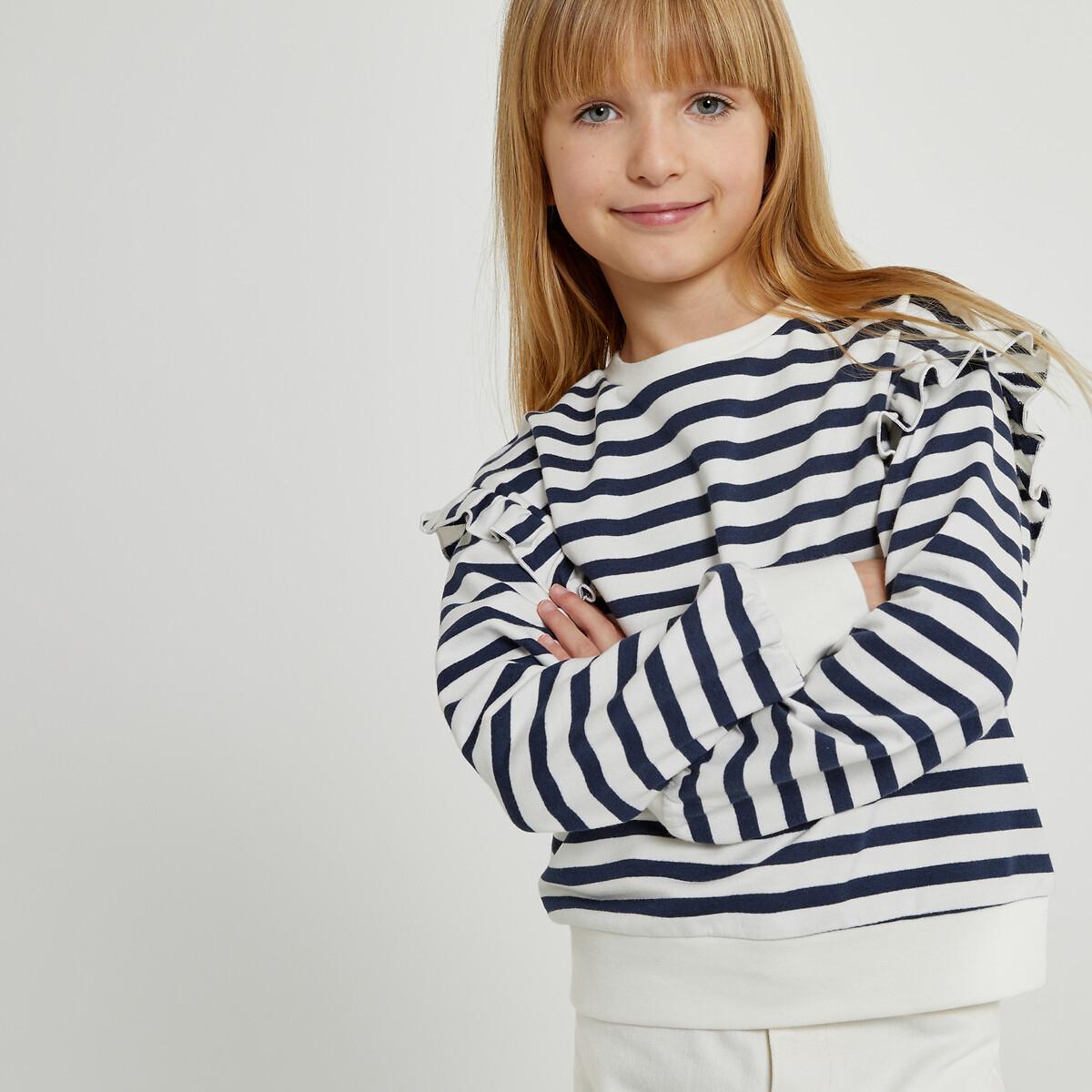 Sweatshirt Mädchen Blau 102 von La Redoute Collections