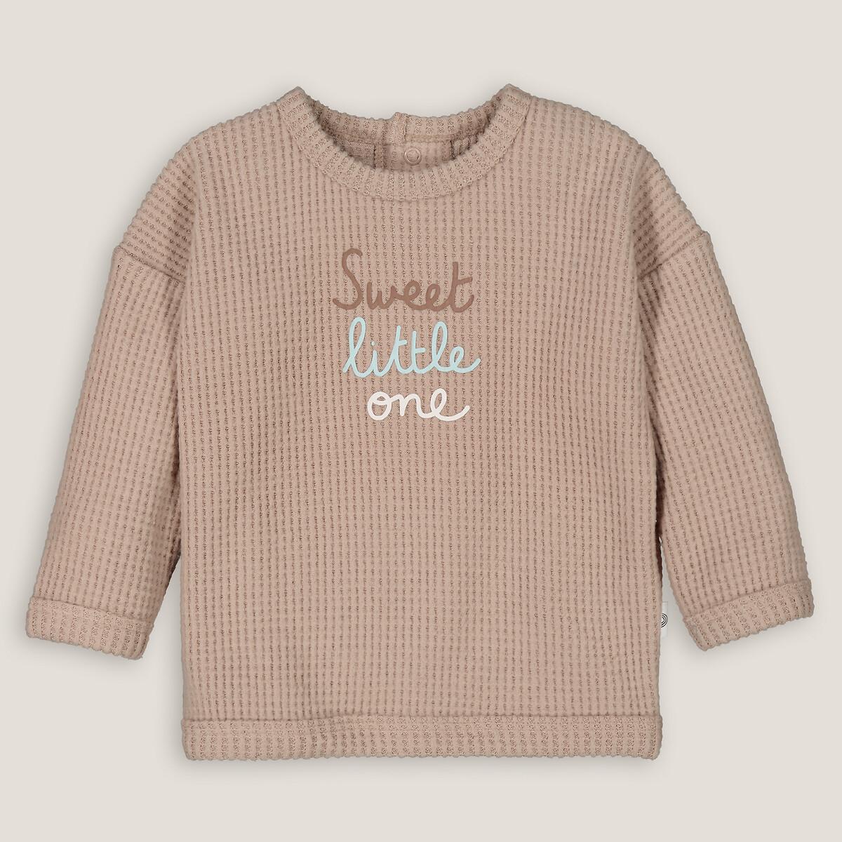 Sweatshirt Mit Rundhals Unisex Rot 0-3M von La Redoute Collections