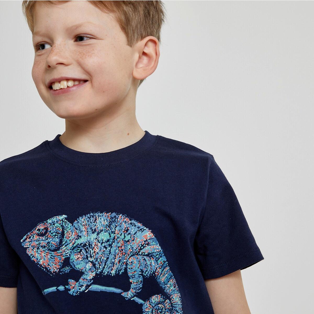 T-shirt Mit Kurzen Ärmeln Jungen Blau 134/140 von La Redoute Collections