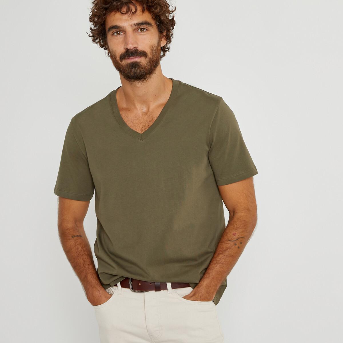 T-shirt Mit V-ausschnitt Herren  L von La Redoute Collections