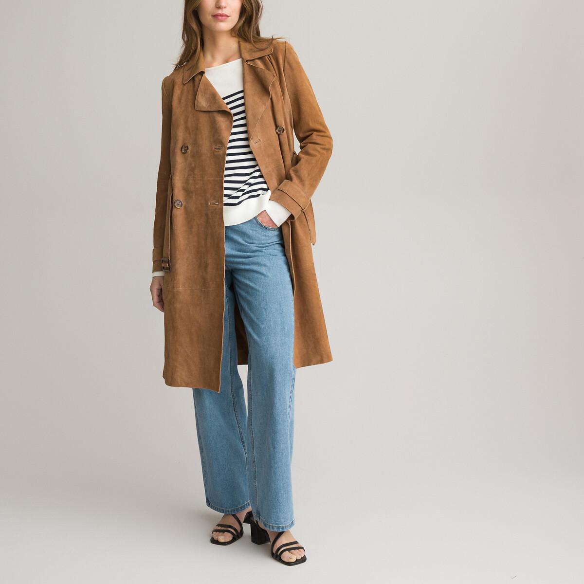 Trenchcoat Damen Braun 44 von La Redoute Collections