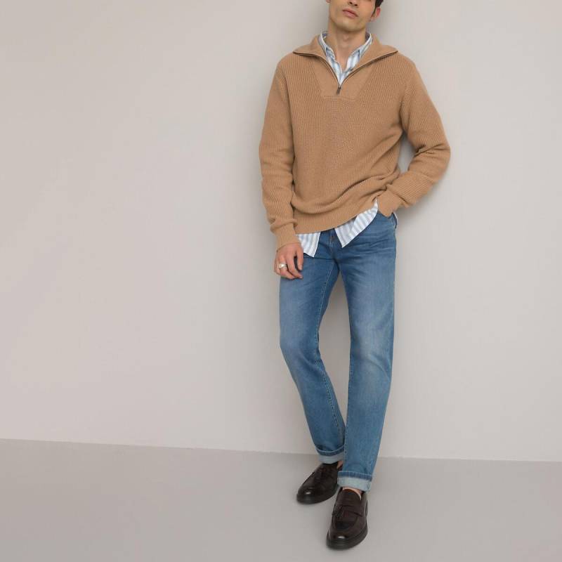 Troyer-pullover Aus 100% Baumwolle Herren Beige XL von La Redoute Collections