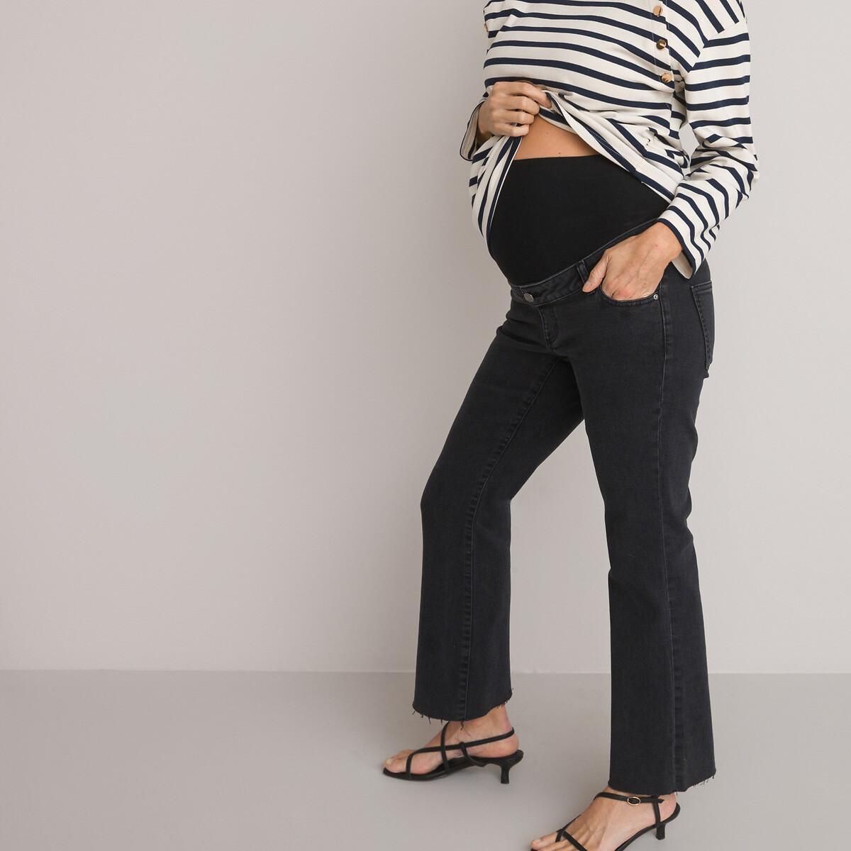 Umstands-jeans Damen Schwarz 40 von La Redoute Collections