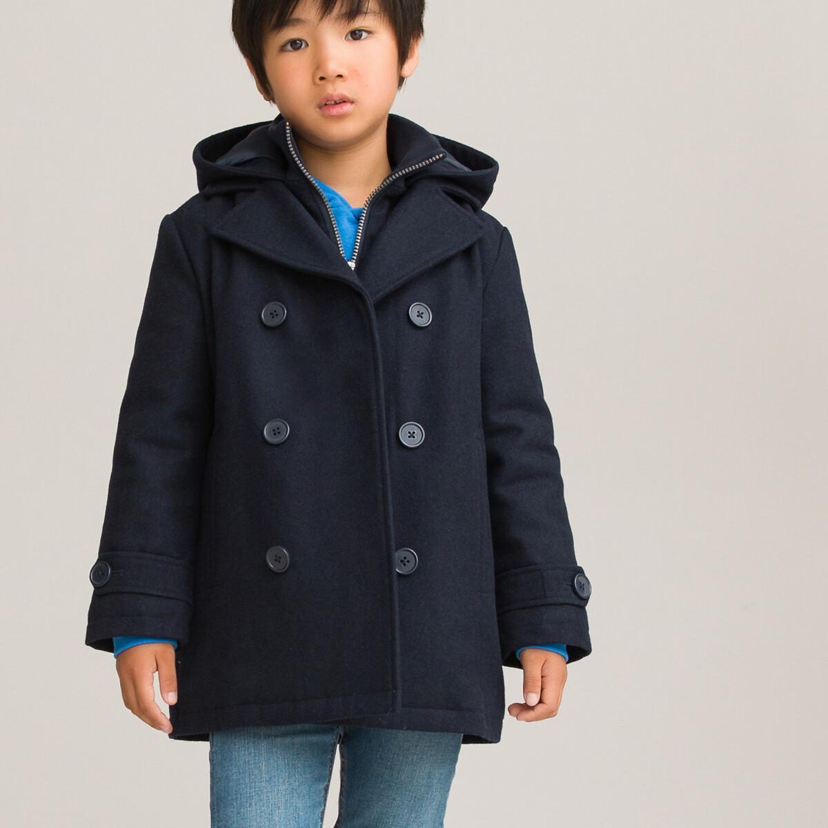 Warme Cabanjacke Mit Kapuze Jungen Blau 102 von La Redoute Collections