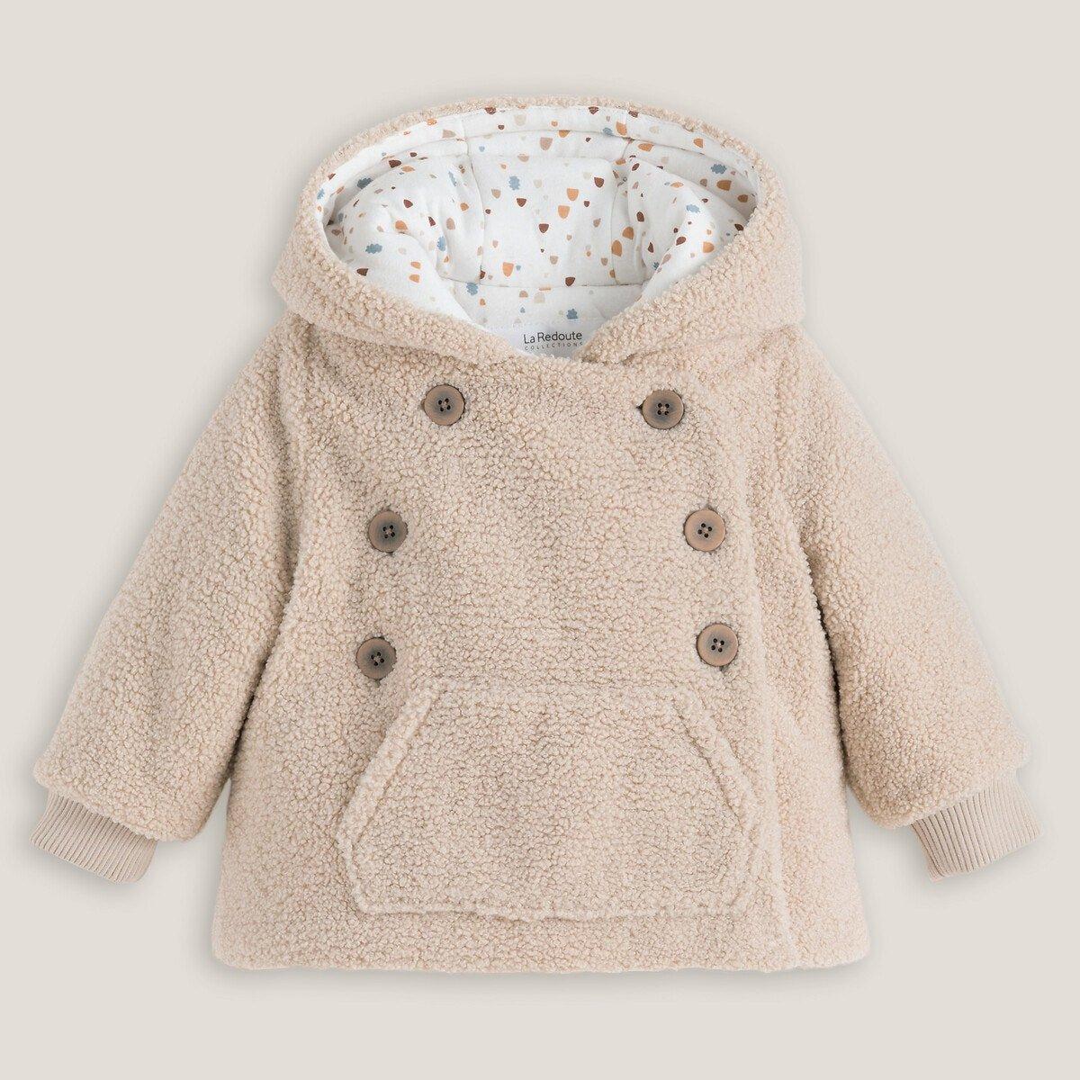 Kapuzenjacke Aus Teddyfleece Unisex Beige 3 mesi von La Redoute Collections