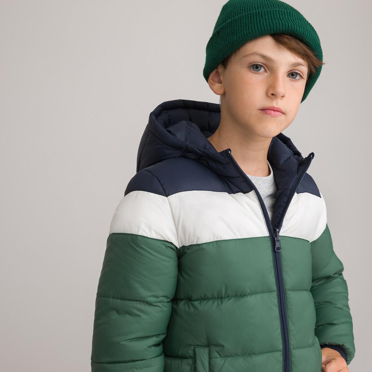 Wendbare Winter-steppjacke Mit Kapuze Jungen Blau 134/140 von La Redoute Collections