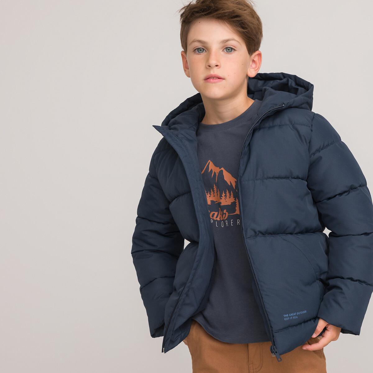 Warme Steppjacke Mit Kapuze Und Fleecefutter Jungen Blau 118 von La Redoute Collections