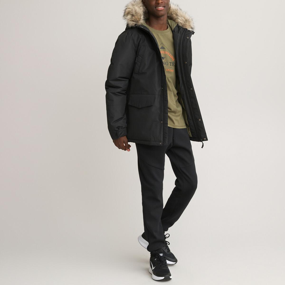 Winterparka Mit Kapuze Jungen Schwarz 12A von La Redoute Collections