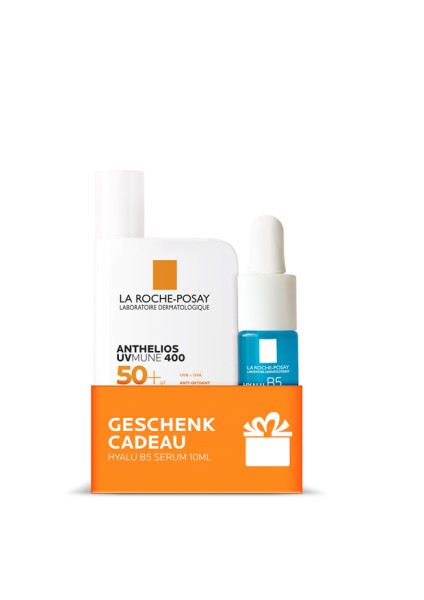 La Roche Posay Anthelios - Transparentes Fluid UVmune 400 LSF50+ 50ml + mini Hyalu B5 10ml von La Roche Posay