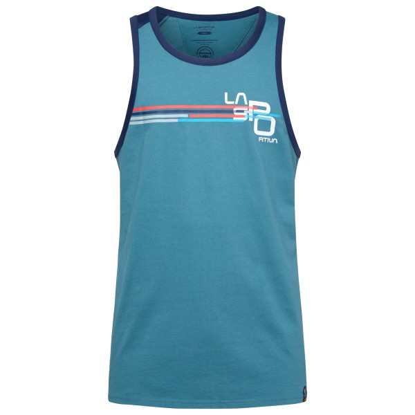 La Sportiva - Stripe Cube Tank - Tank Top Gr M türkis/blau von La Sportiva