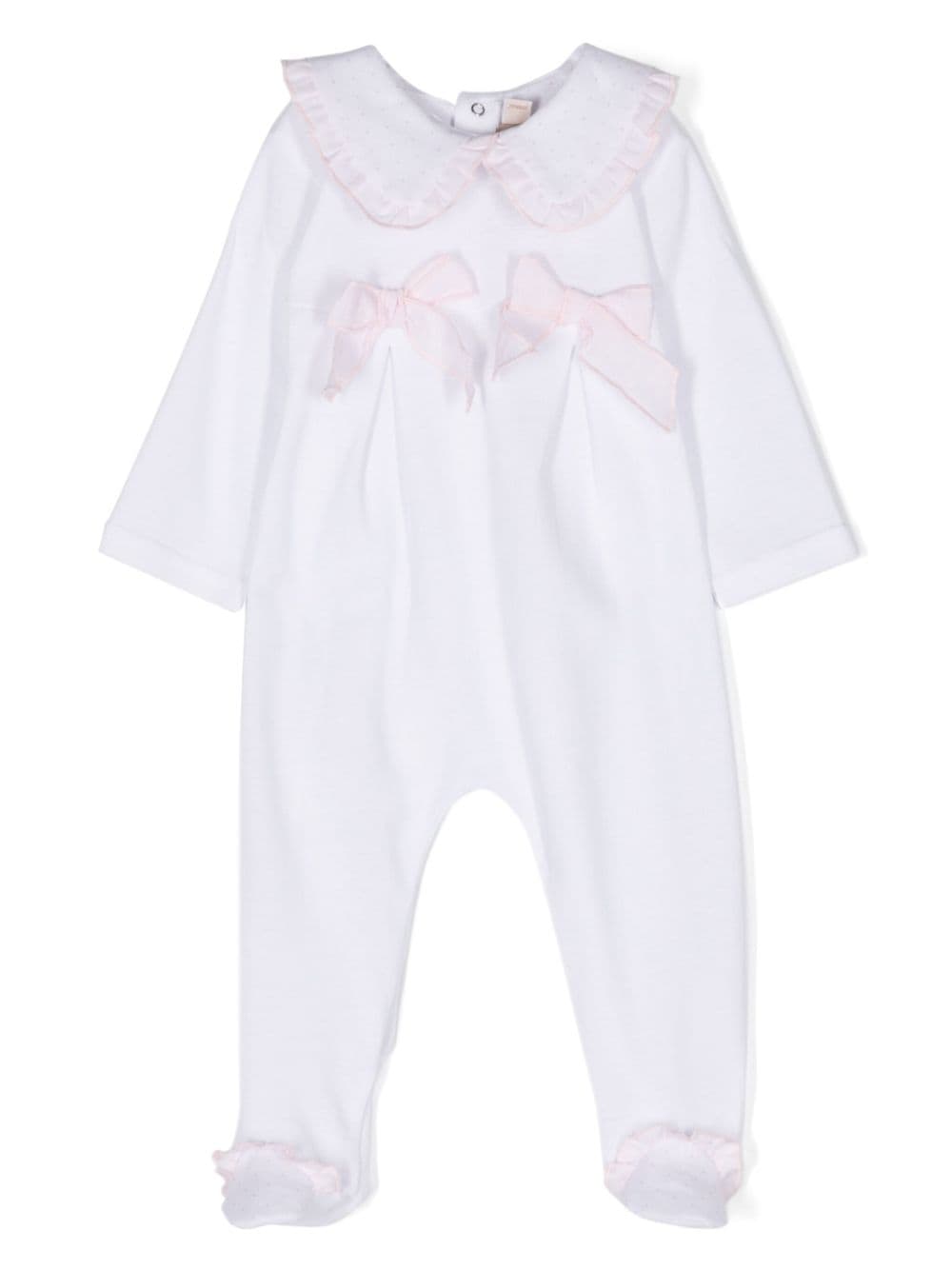 La Stupenderia bow-detail cotton pyjamas - White von La Stupenderia