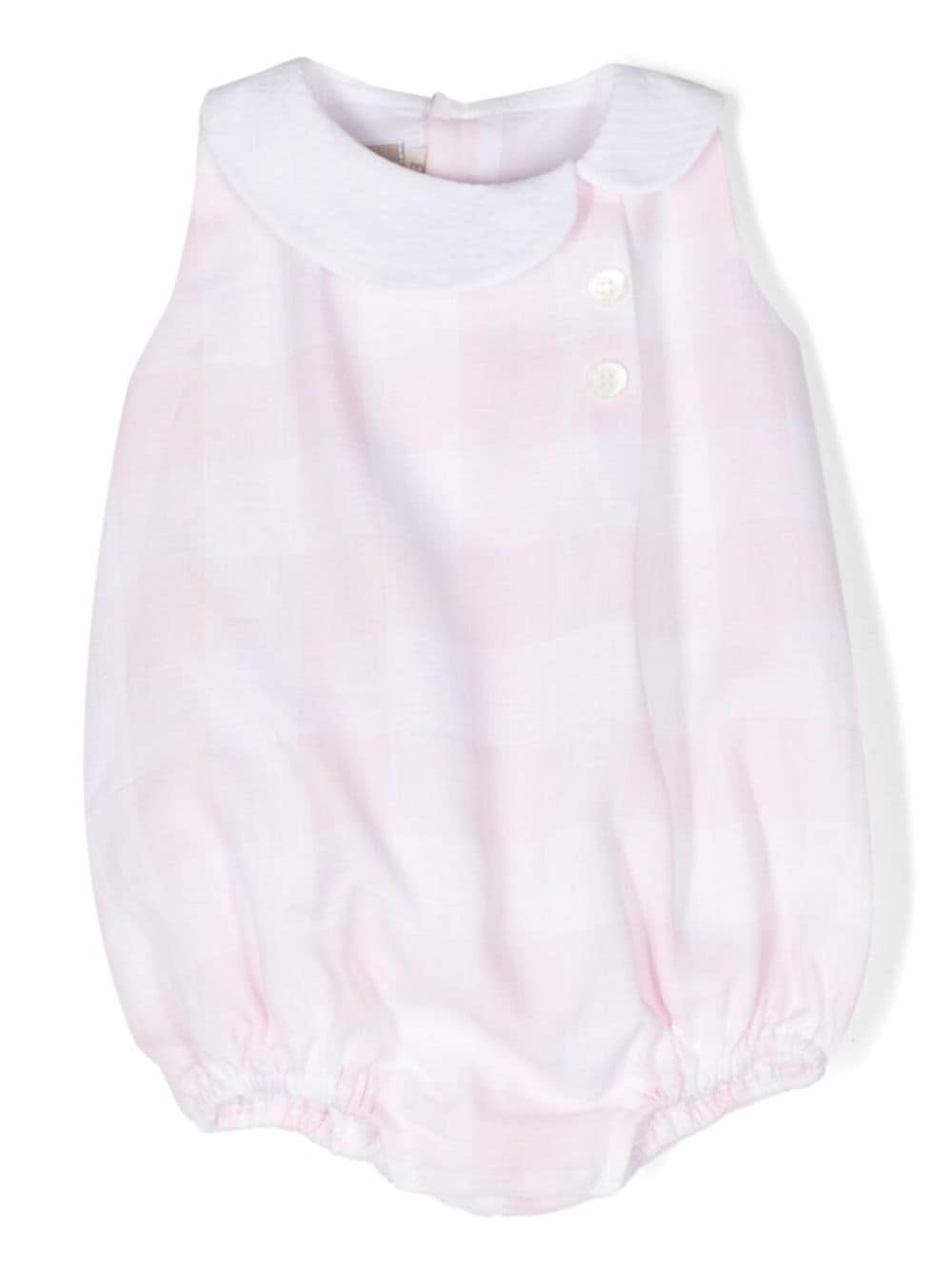 La Stupenderia check-print buttoned shorties - Pink von La Stupenderia