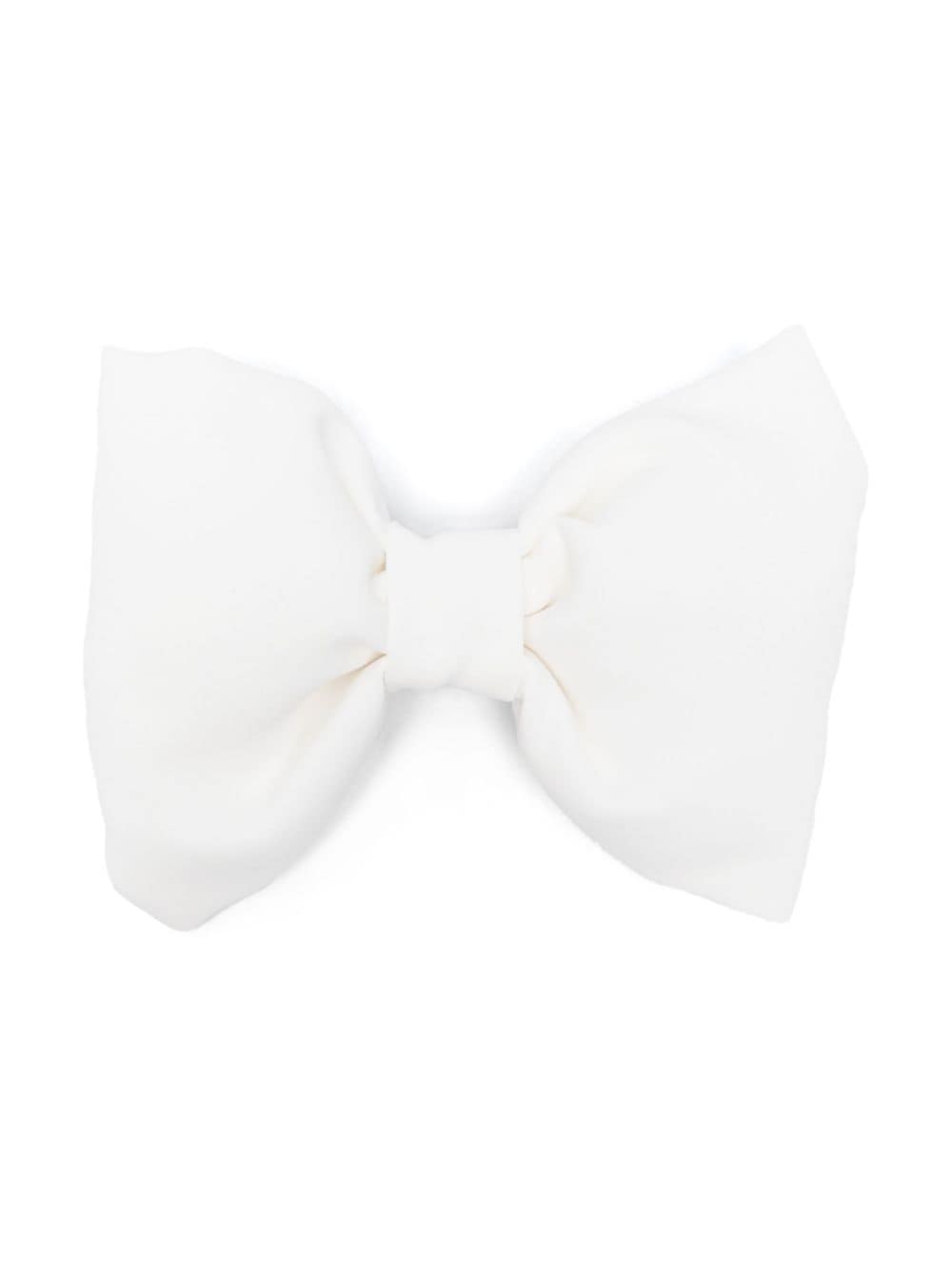 La Stupenderia padded-bow hair clip - White von La Stupenderia