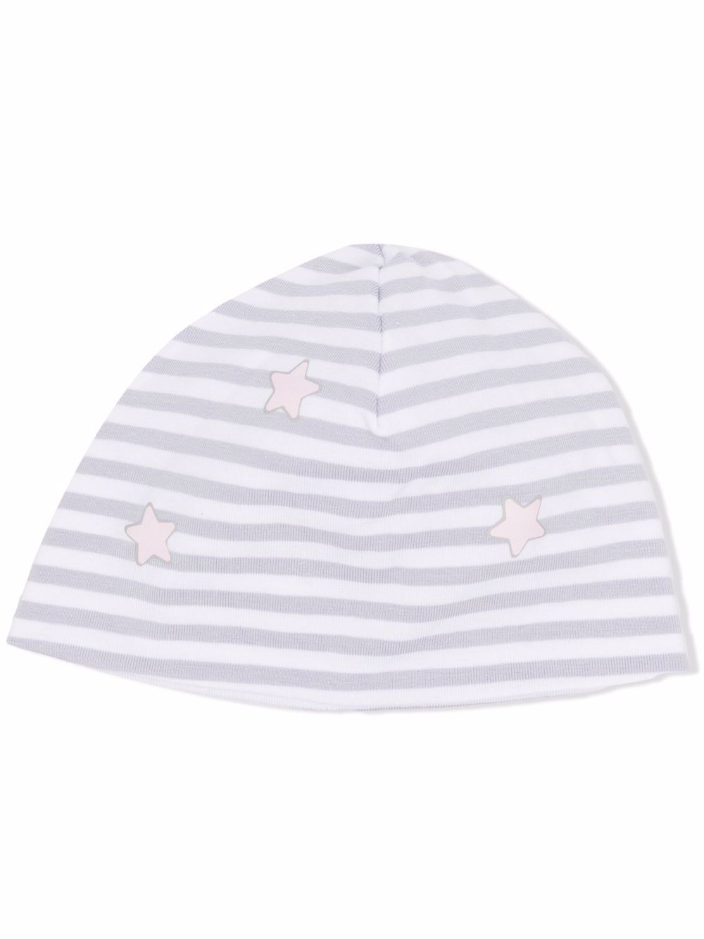 La Stupenderia striped knit hat - White von La Stupenderia