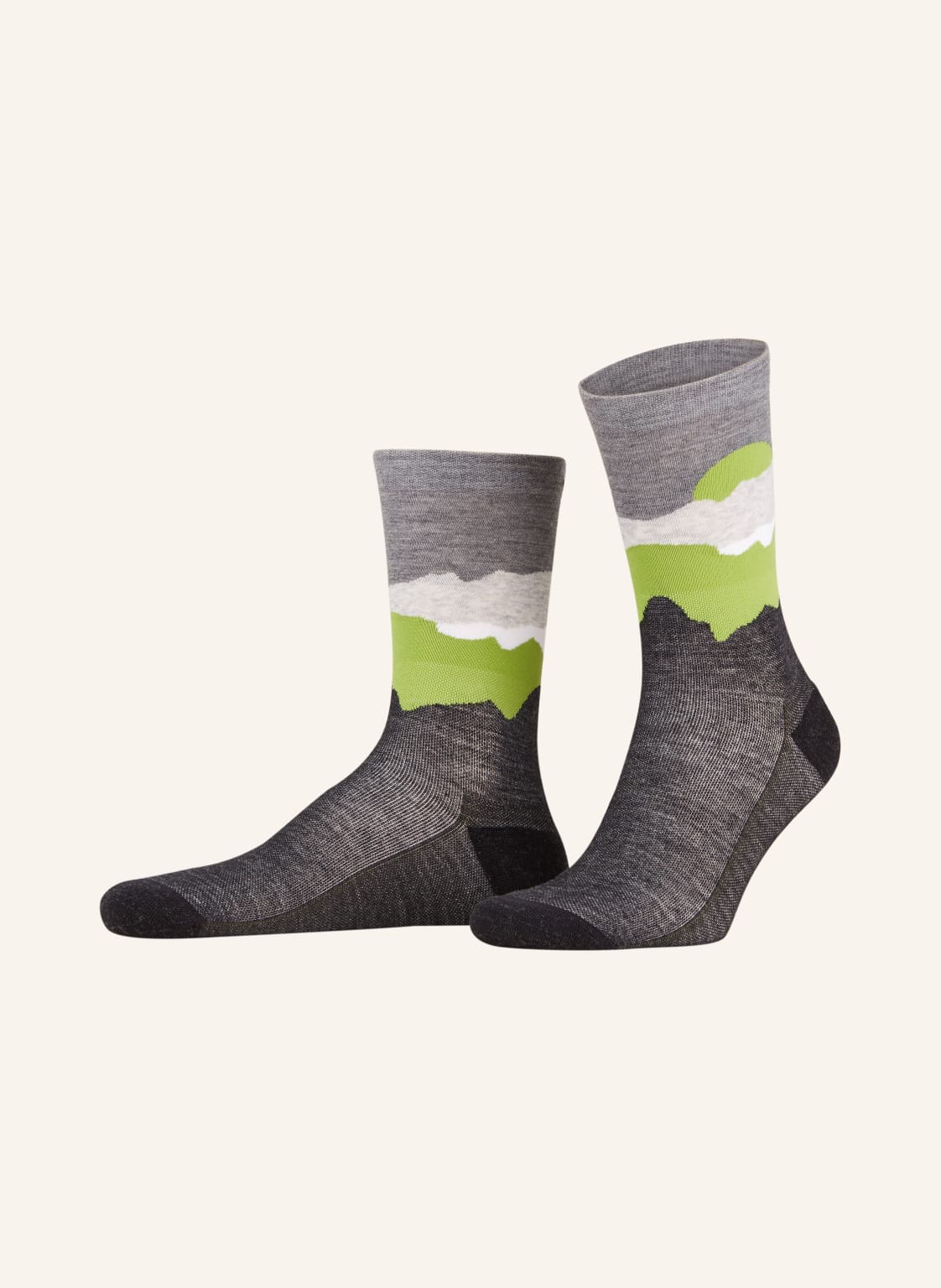 Lamunt Trekking-Socken Martha Aus Merinowolle gruen von LaMunt