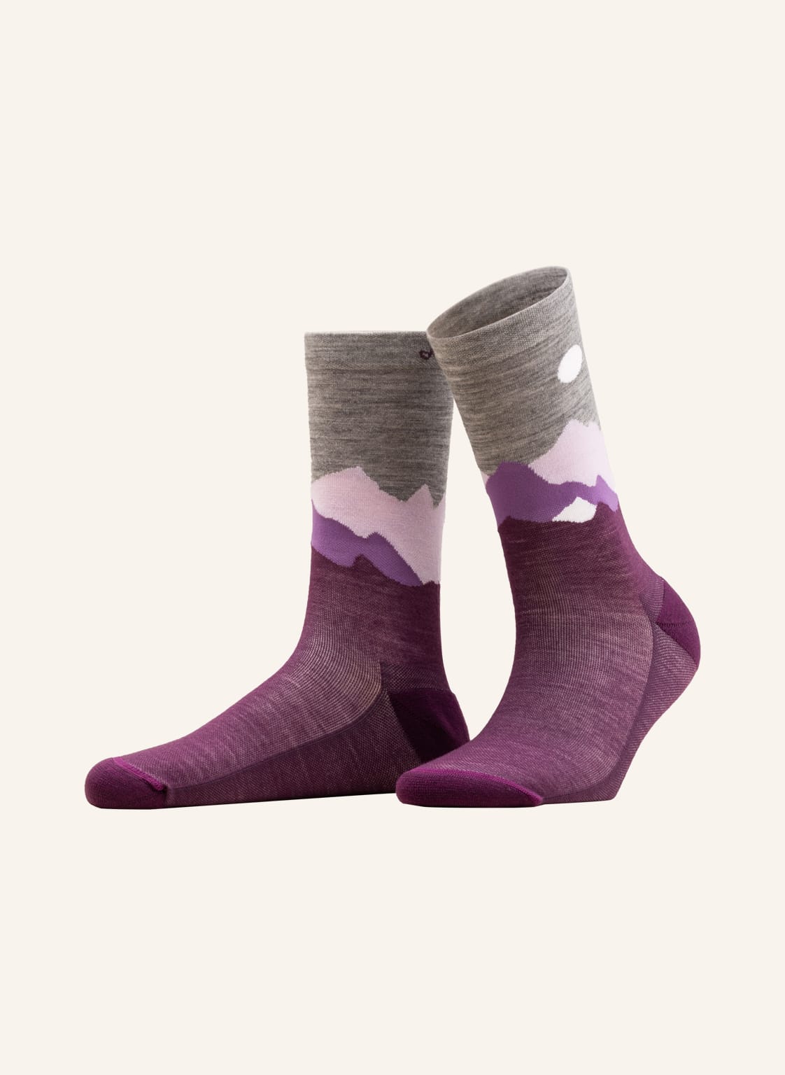 Lamunt Trekking-Socken Martha Aus Merinowolle lila von LaMunt