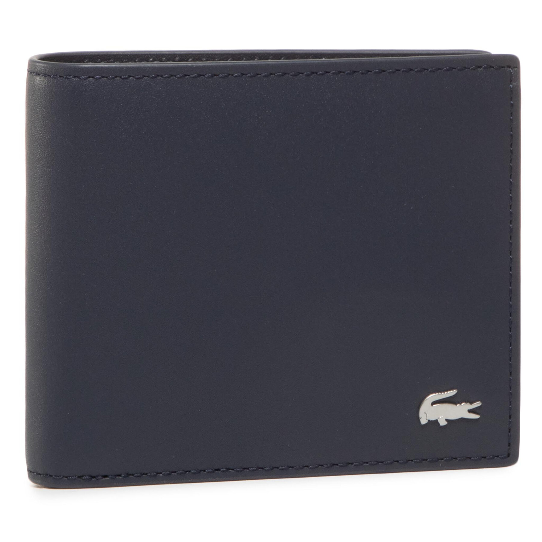 Große Herren Geldbörse Lacoste Small Billfold NH1115FG Marine 166 von Lacoste