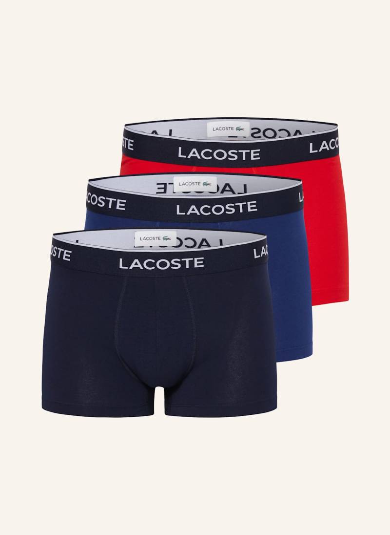 Lacoste 3er-Pack Boxershorts blau von Lacoste