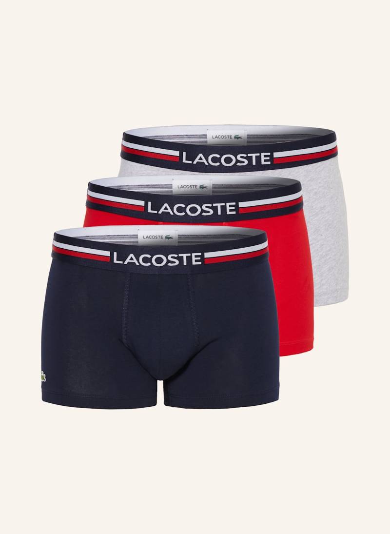 Lacoste 3er-Pack Boxershorts blau von Lacoste