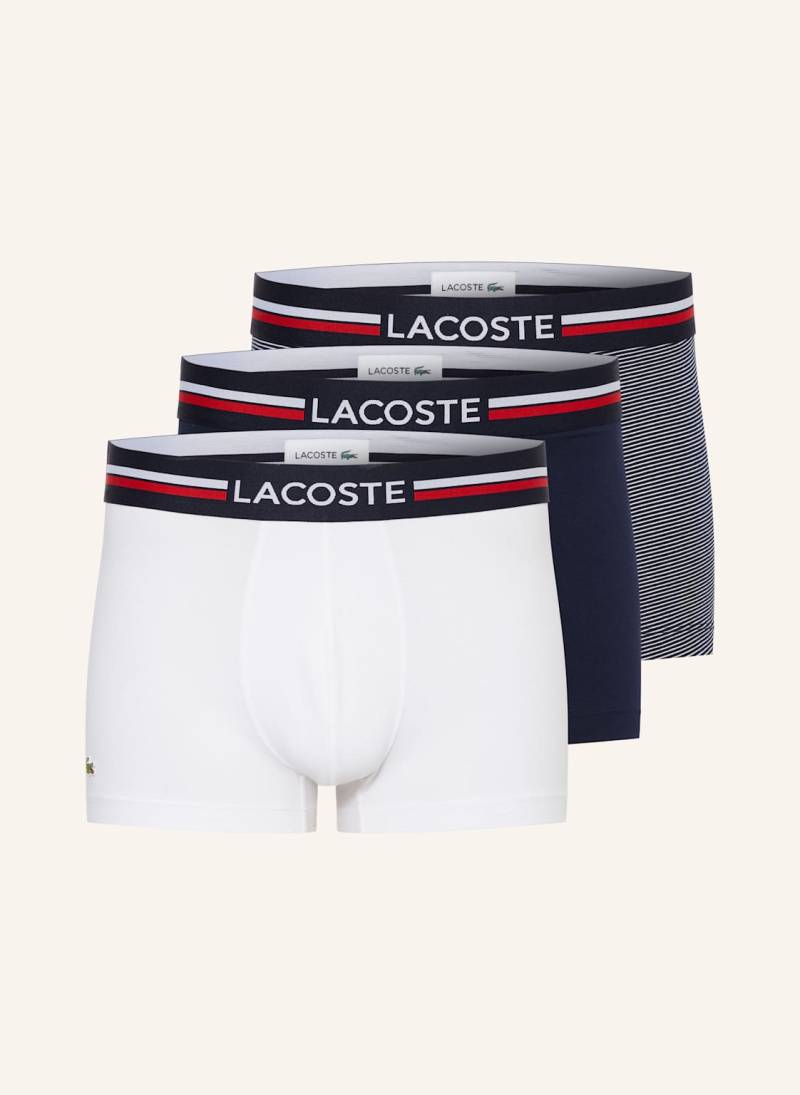 Lacoste 3er-Pack Boxershorts blau von Lacoste