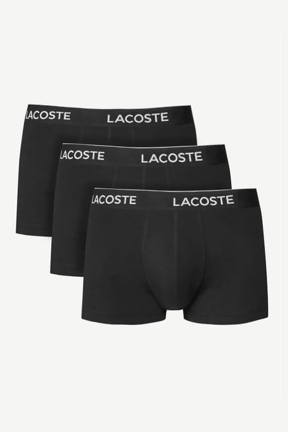 Lacoste Dreierpack Boxershorts | Black | Herren  | L von Lacoste