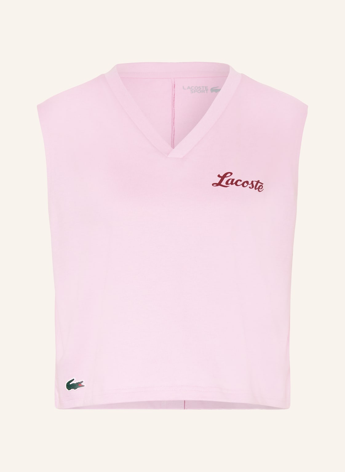 Lacoste Funktionsshirt pink von Lacoste