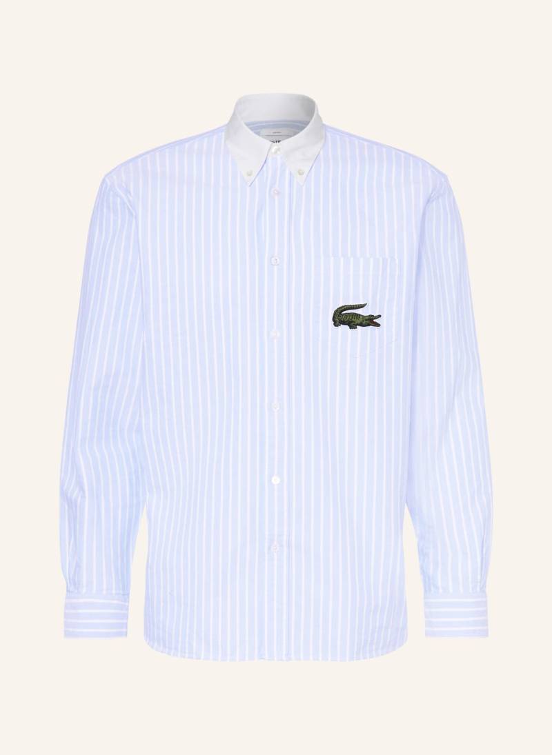 Lacoste Hemd Relaxed Fit blau von Lacoste