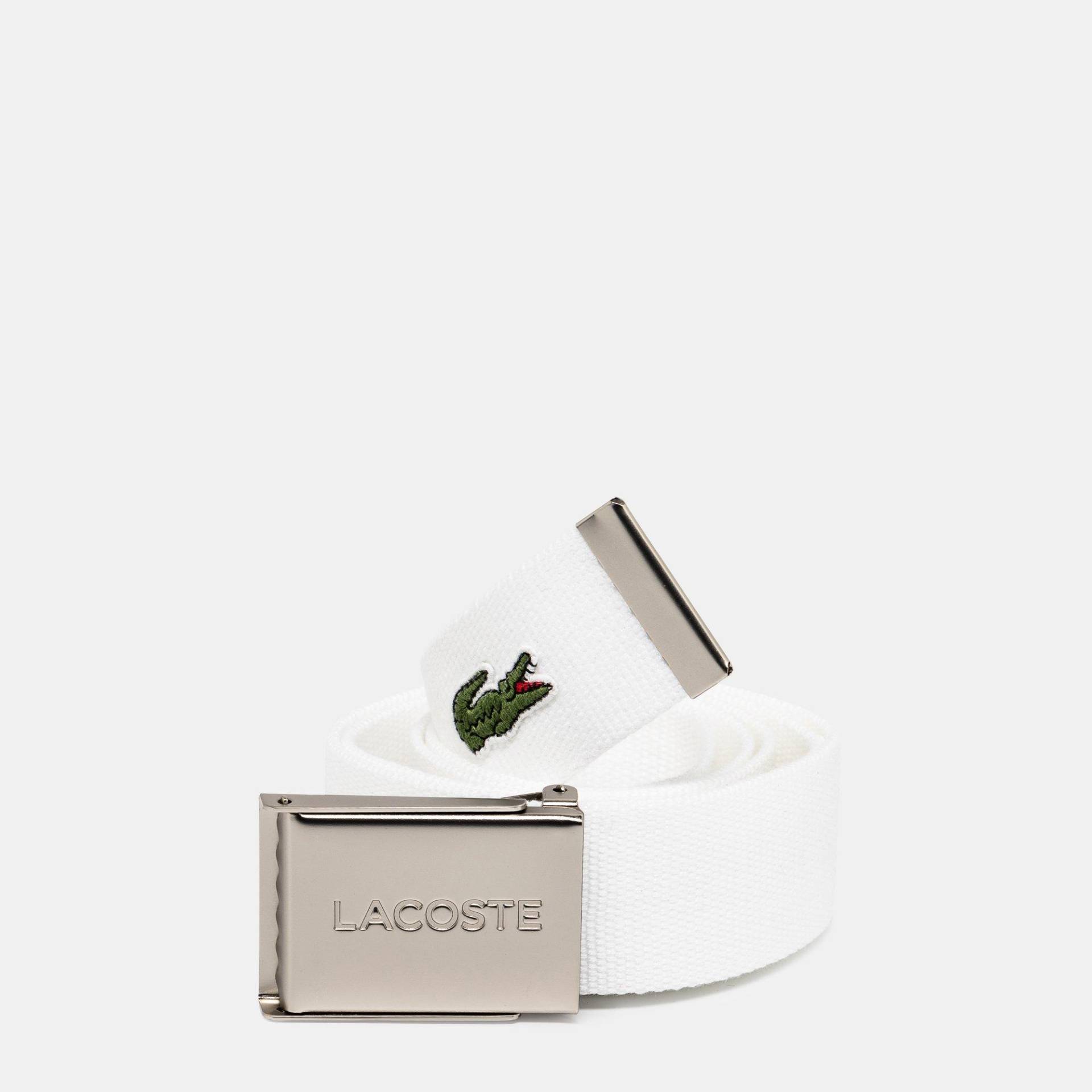 Gürtel Herren Weiss 100 von LACOSTE