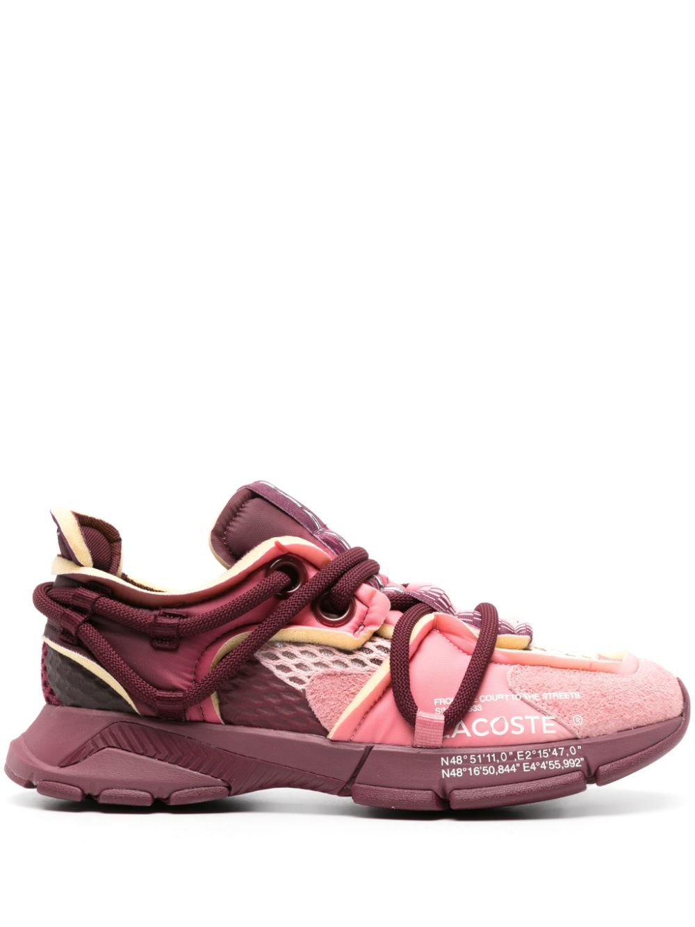Lacoste L003 Active Runway foam-trim sneakers - Pink von Lacoste
