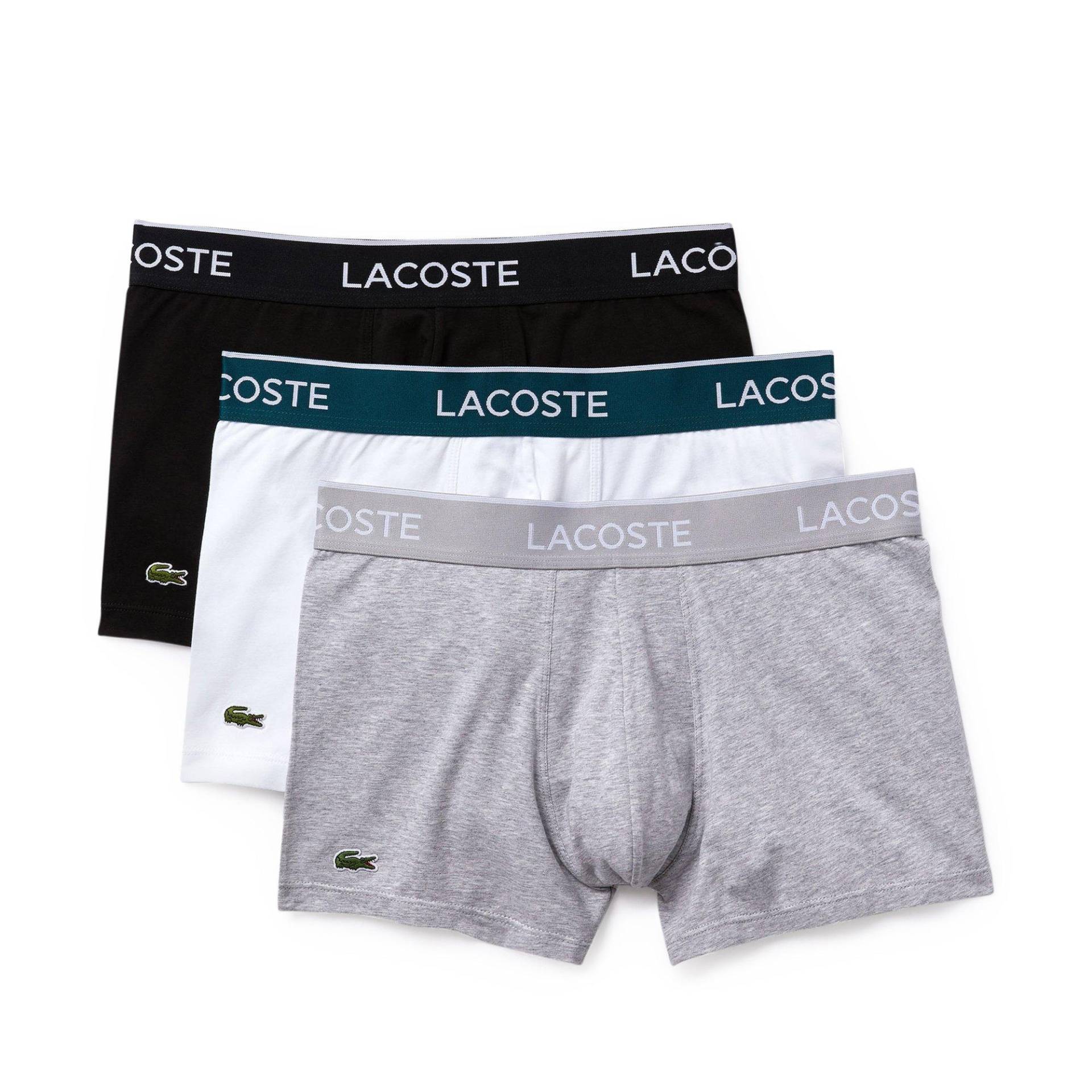 Multipack Slip Herren Weiss S von LACOSTE