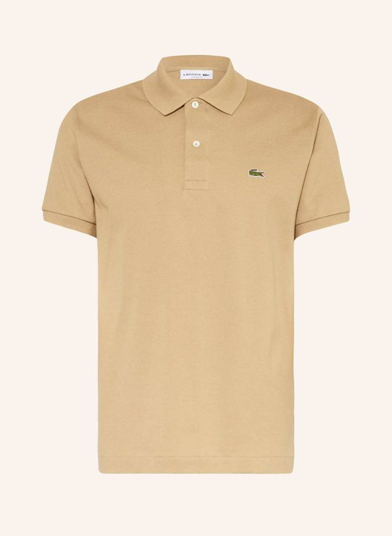 Lacoste Piqué-Poloshirt Classic Fit beige von Lacoste