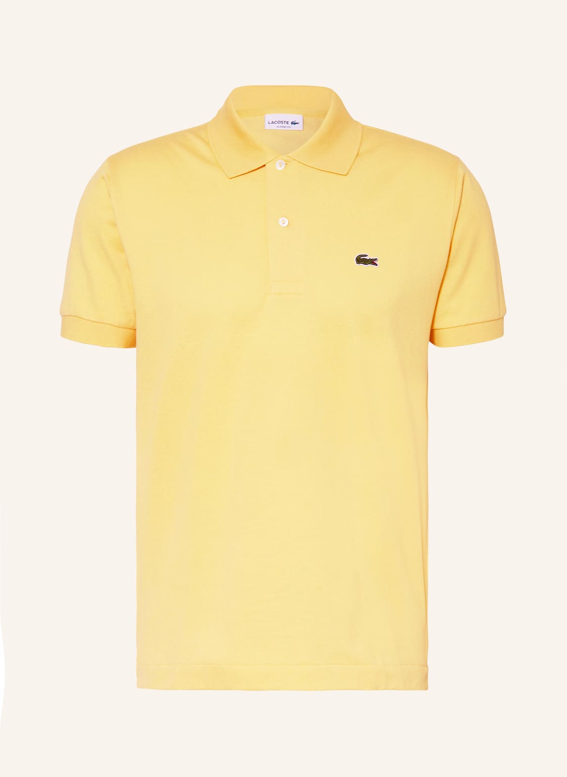 Lacoste Piqué-Poloshirt Classic Fit gelb von Lacoste