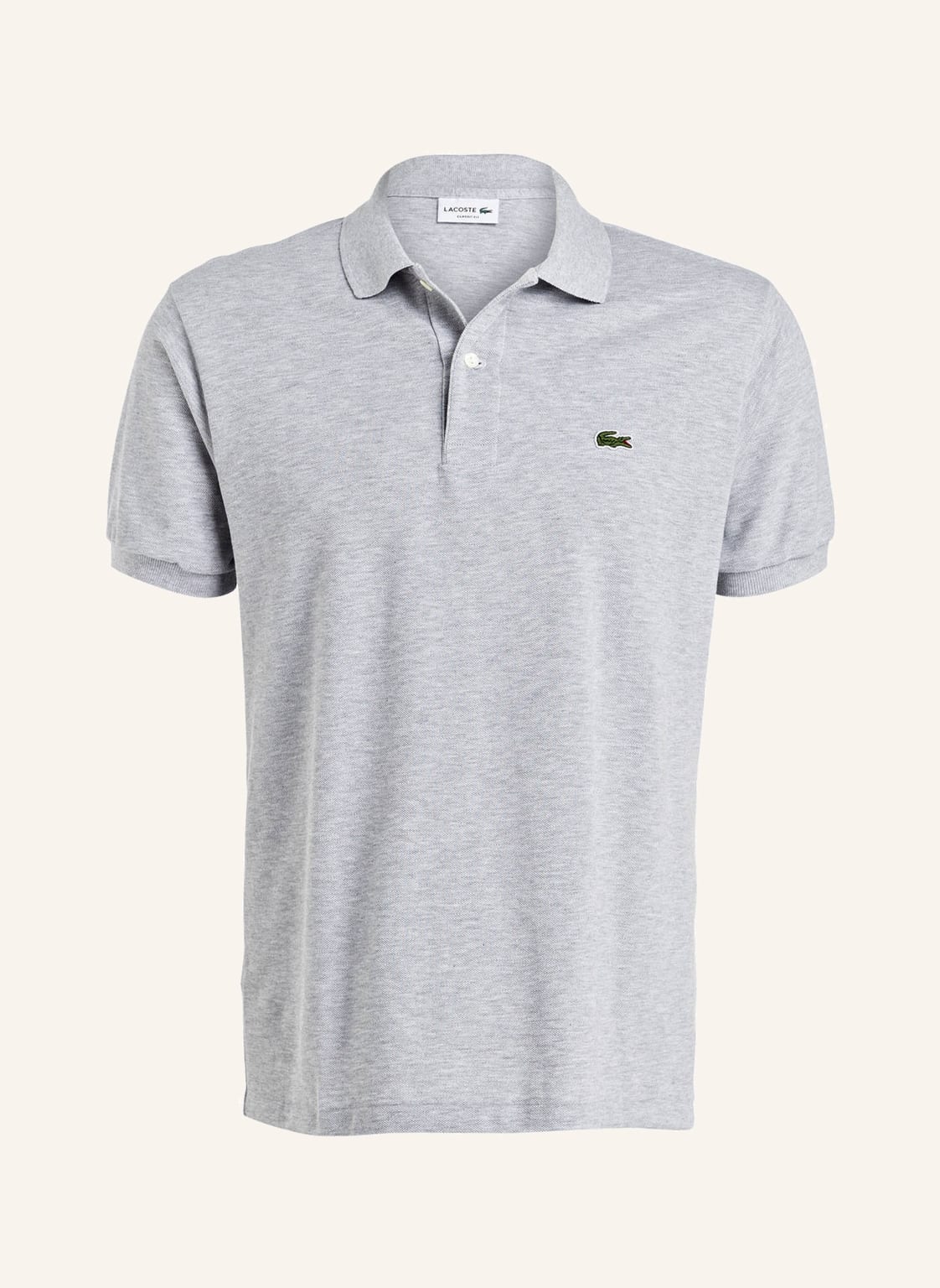 Lacoste Piqué-Poloshirt Classic Fit grau von Lacoste