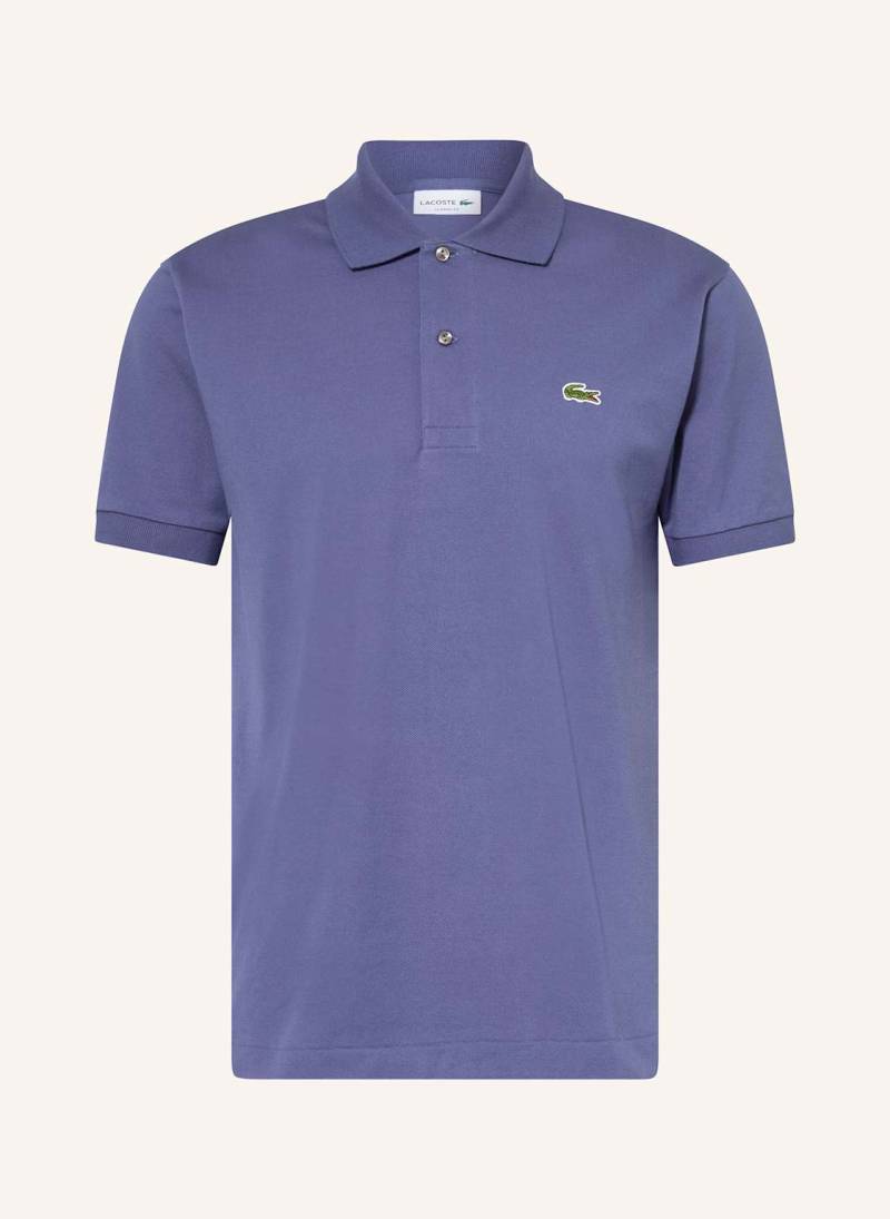 Lacoste Piqué-Poloshirt Classic Fit lila von Lacoste