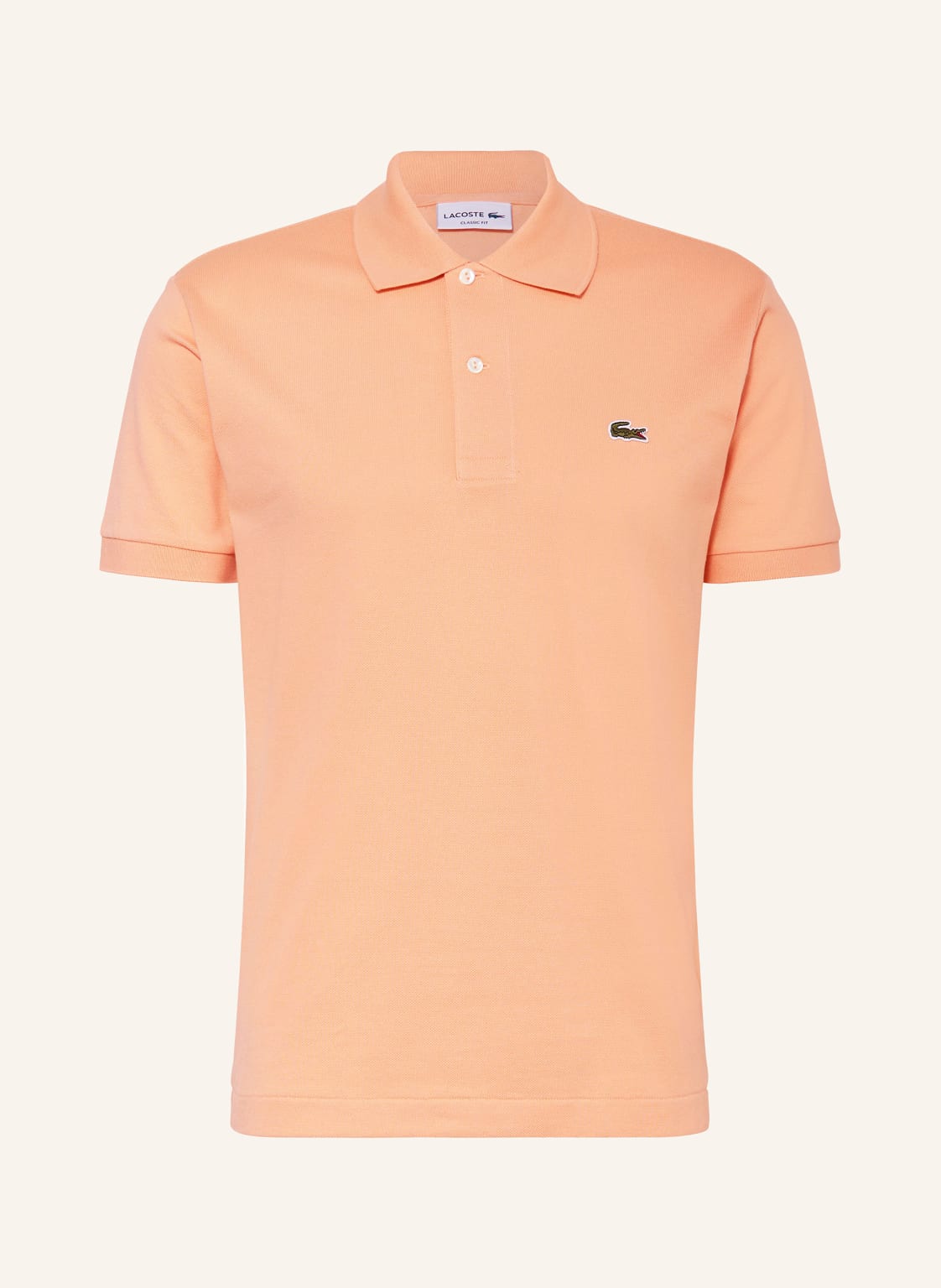 Lacoste Piqué-Poloshirt Classic Fit orange von Lacoste