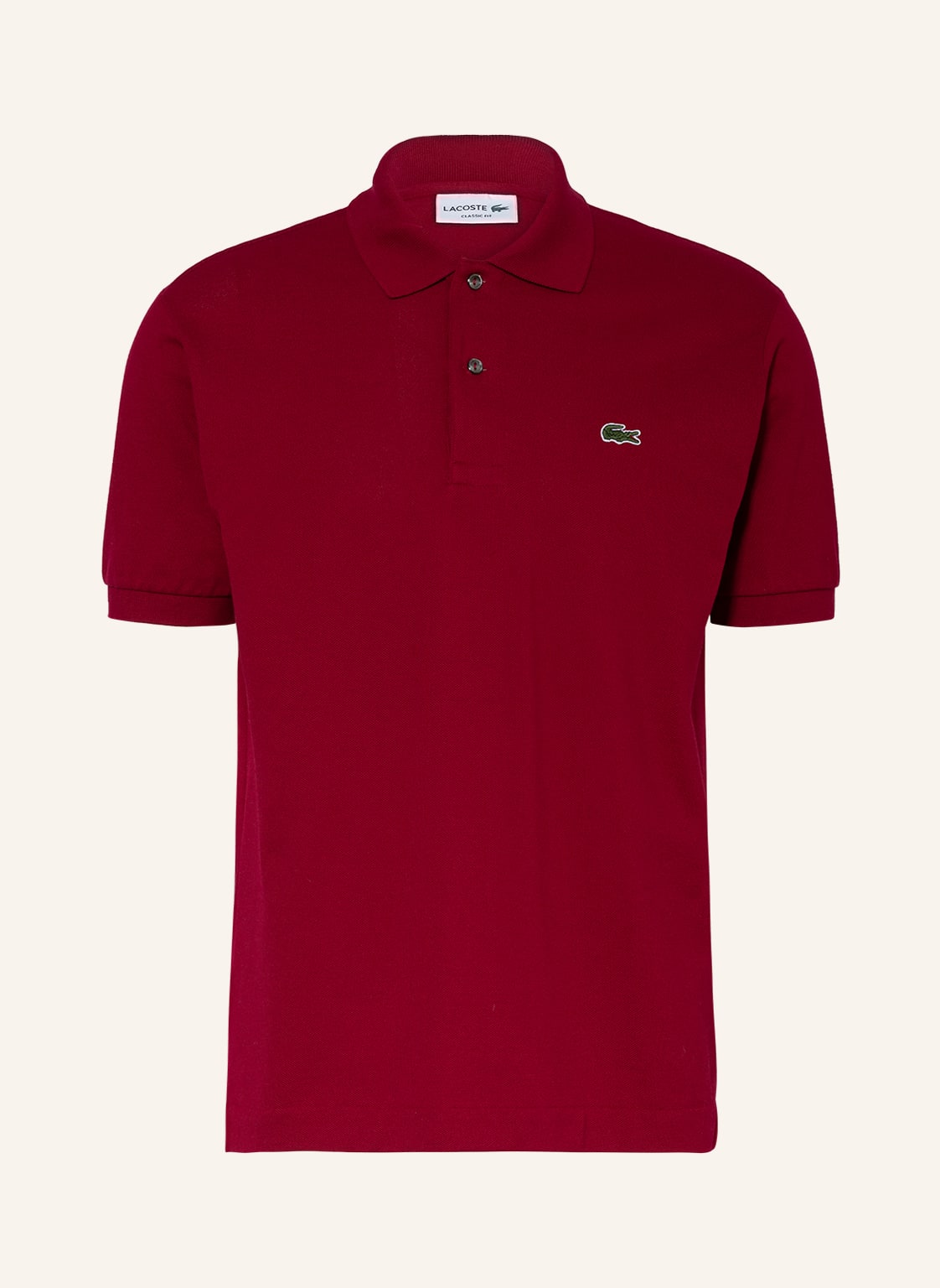 Lacoste Piqué-Poloshirt Classic Fit rot von Lacoste