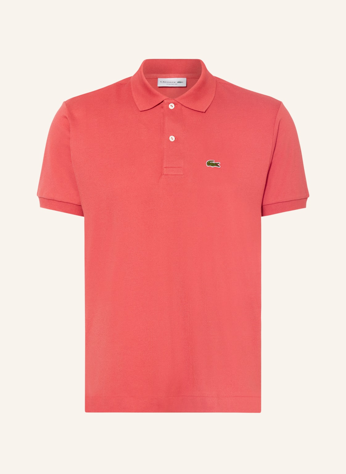 Lacoste Piqué-Poloshirt Classic Fit rot von Lacoste