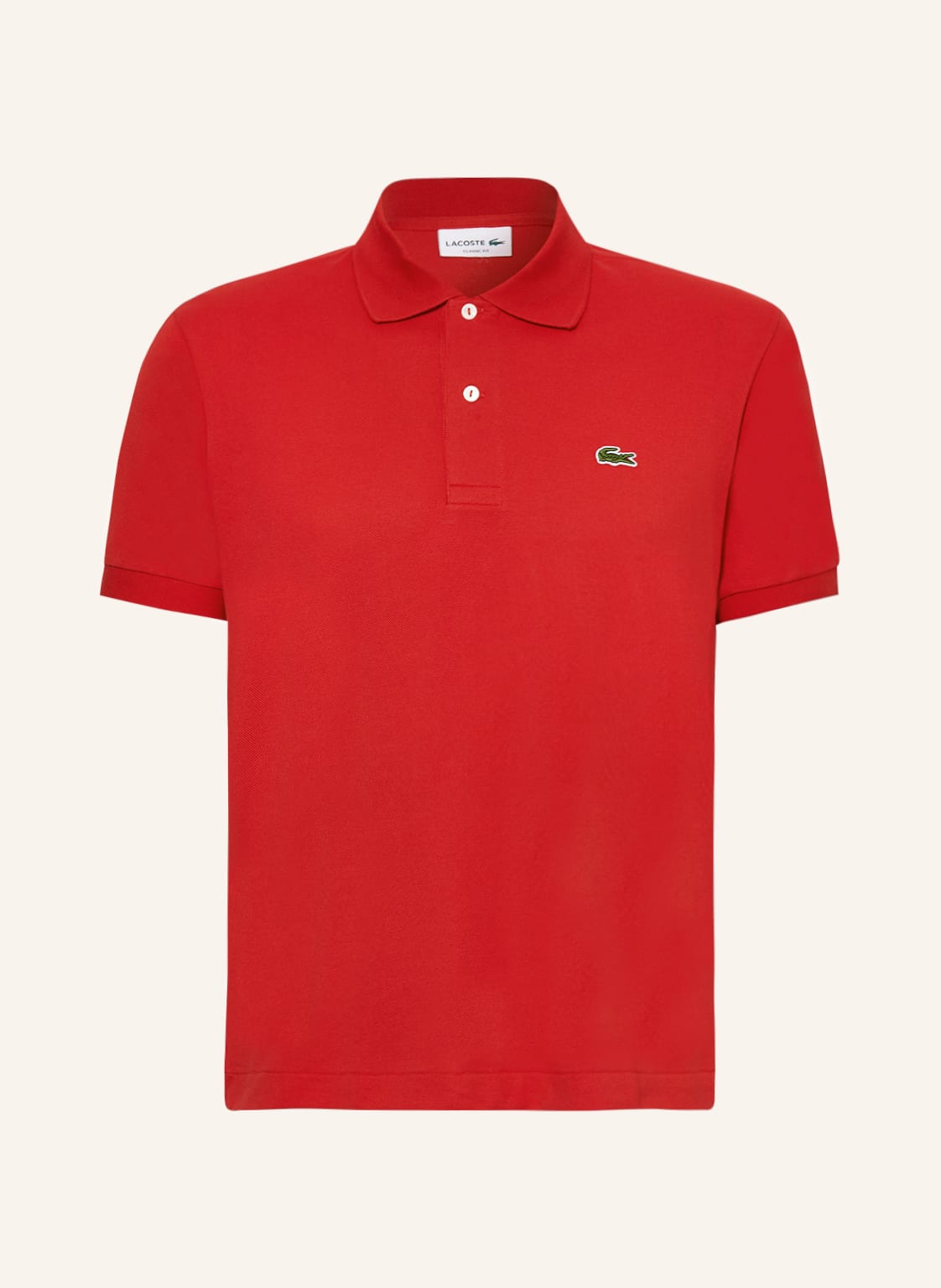 Lacoste Piqué-Poloshirt Classic Fit rot von Lacoste