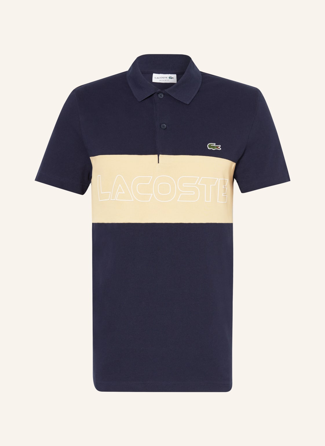 Lacoste Piqué-Poloshirt Regular Fit blau von Lacoste