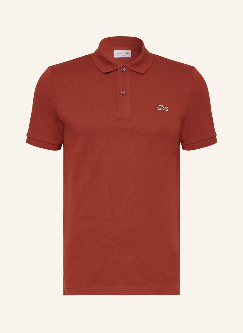 Lacoste Piqué-Poloshirt Slim Fit rot von Lacoste
