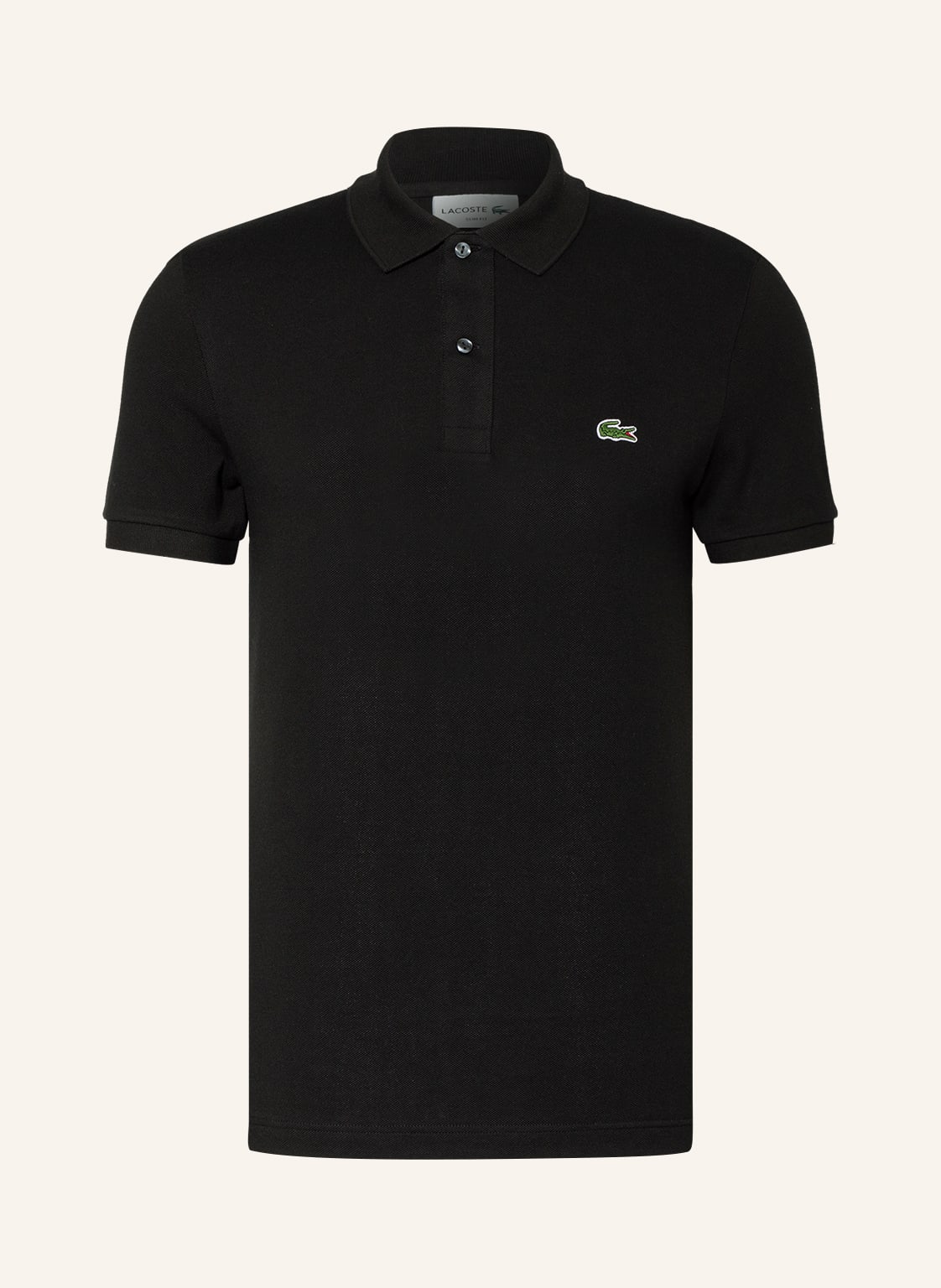 Lacoste Piqué-Poloshirt Slim Fit schwarz von Lacoste